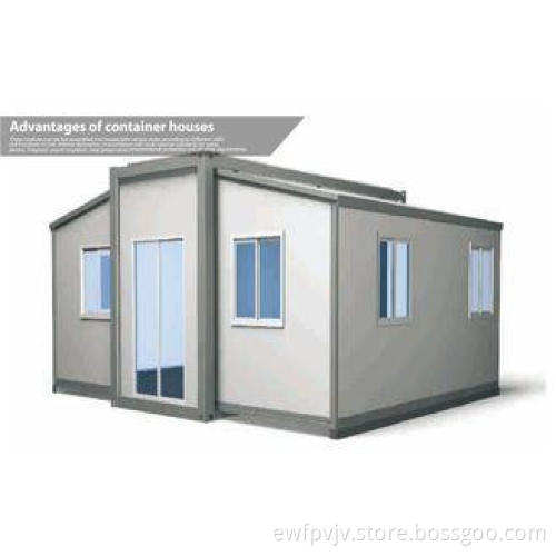 Flat pack folding container house / modular Villa with EPS